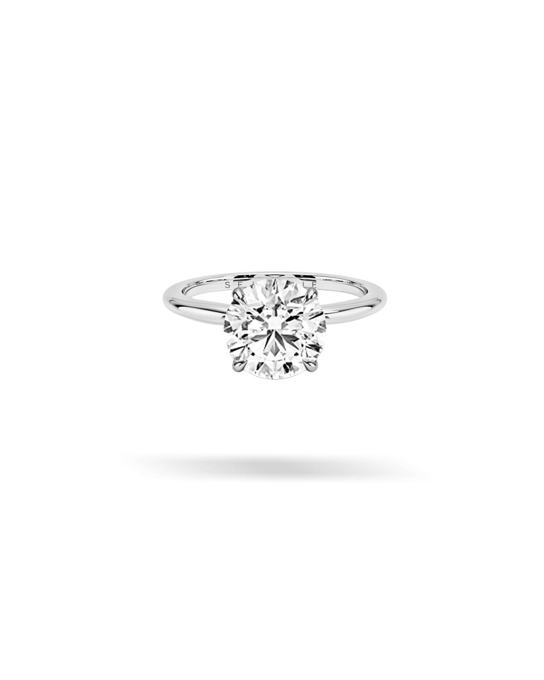 Round Solitaire Diamond Ring