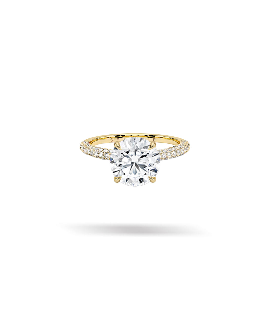 Round Solitaire Diamond Ring