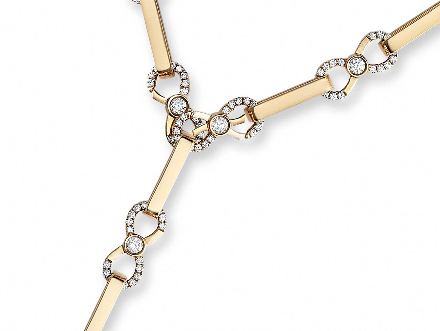 Long Link Infinity Chain Necklace to Lariat - SEVDALIE