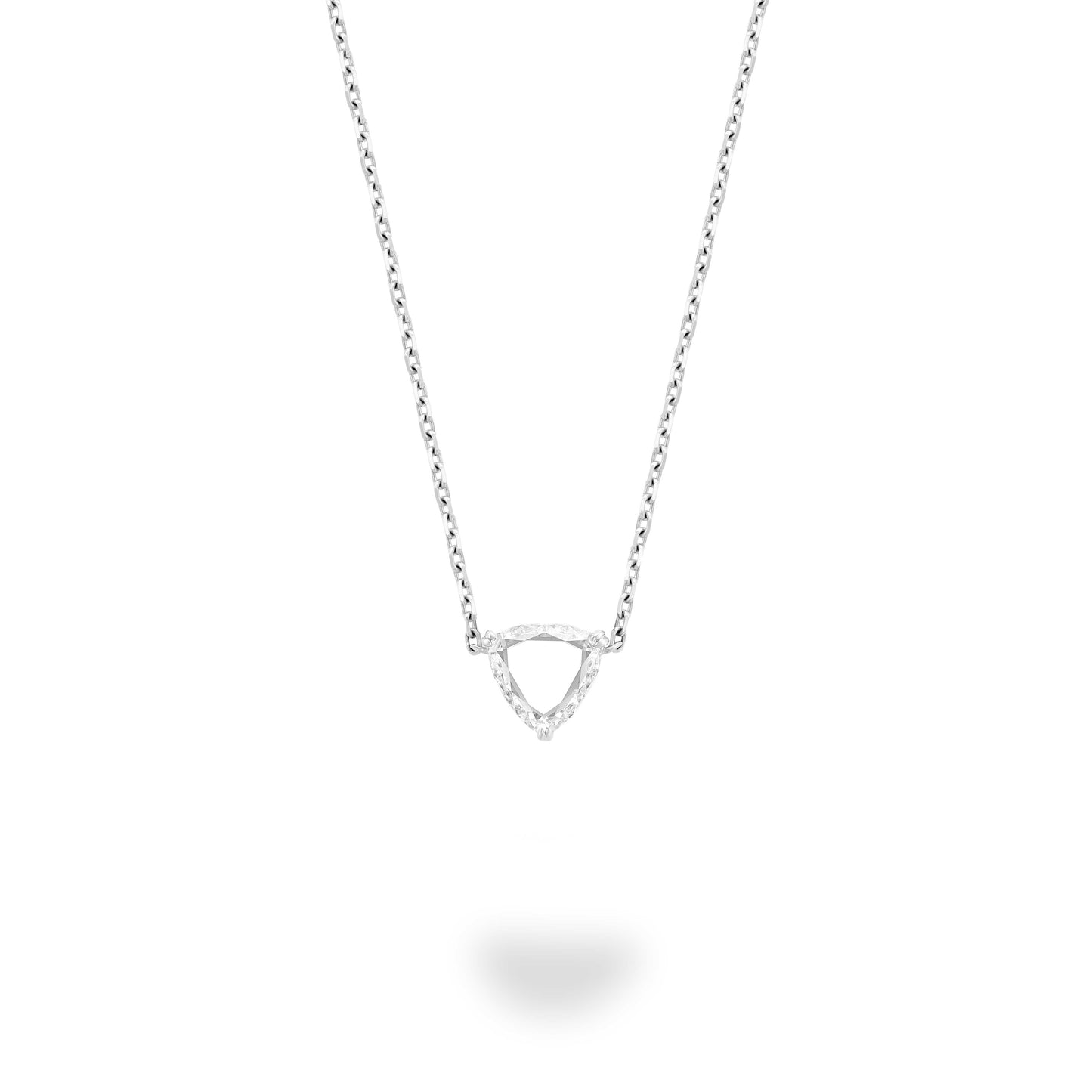 Trillium Portrait Solitaire Necklace - SEVDALIE