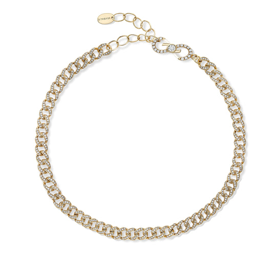 Diamond Pave Chain 5 Bracelet - SEVDALIE