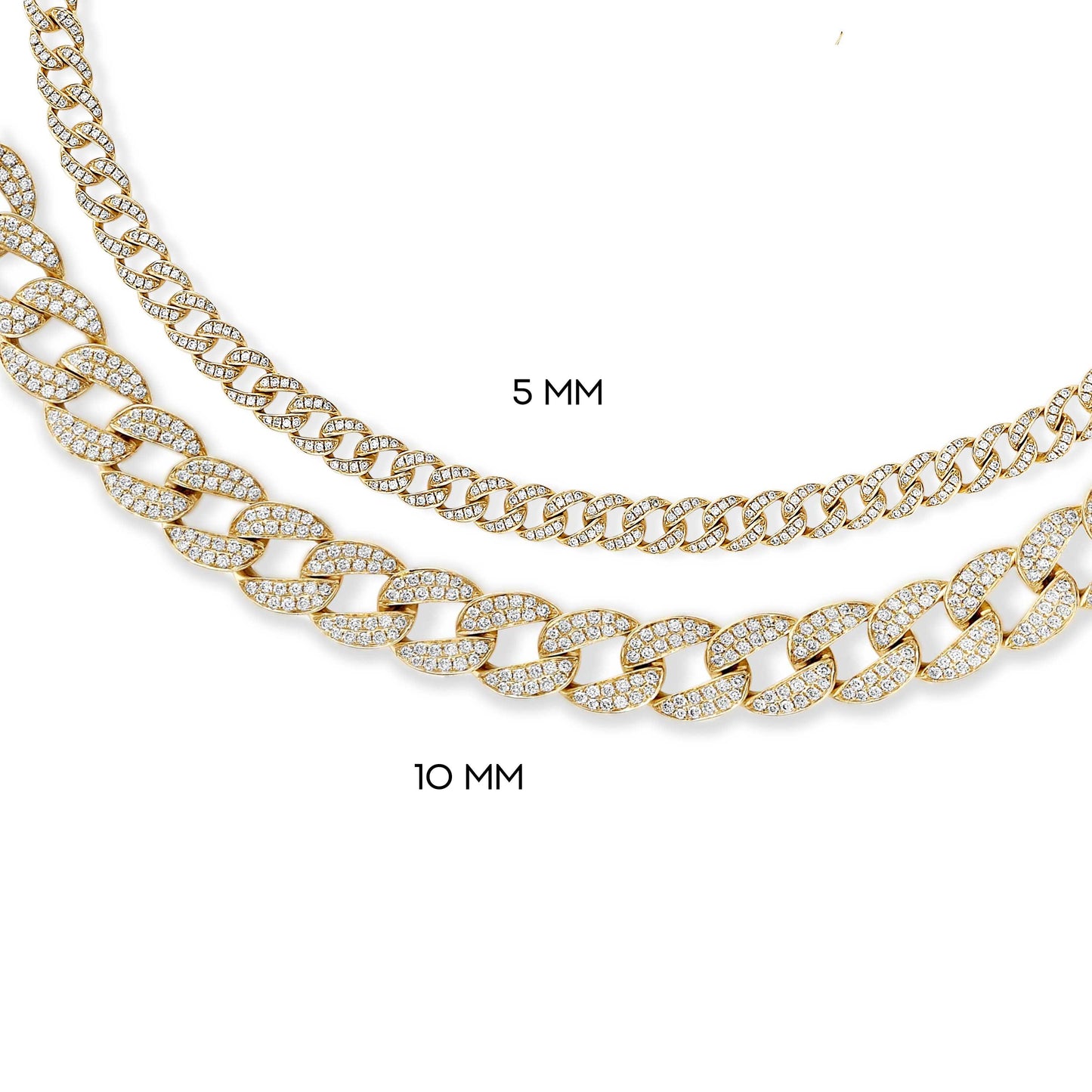 Diamond Pave Chain 5 Choker - SEVDALIE