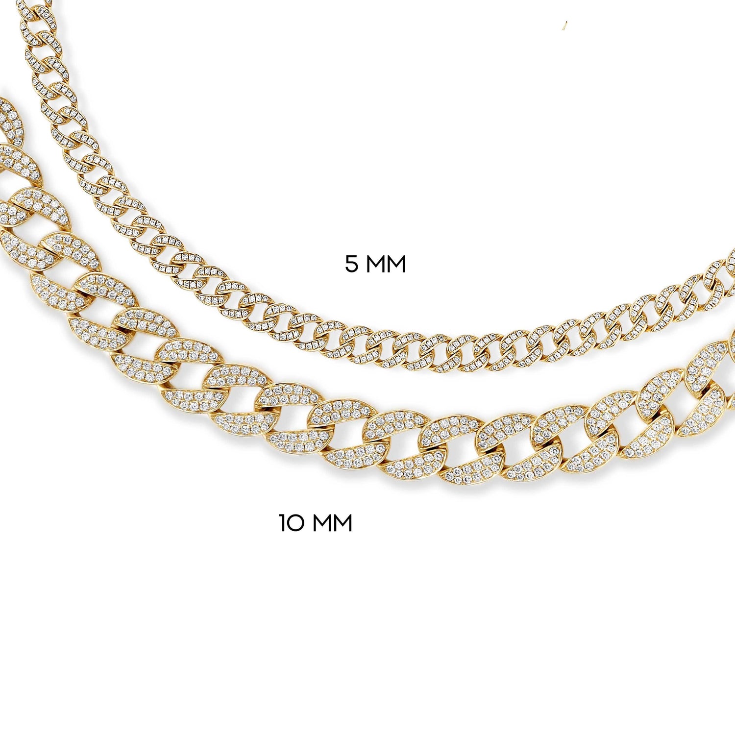 Diamond Pave Chain 5 Choker - SEVDALIE