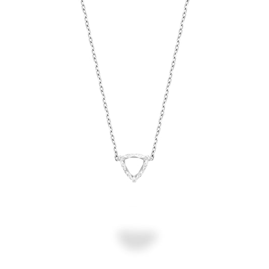 Trillium Portrait Solitaire Necklace - SEVDALIE