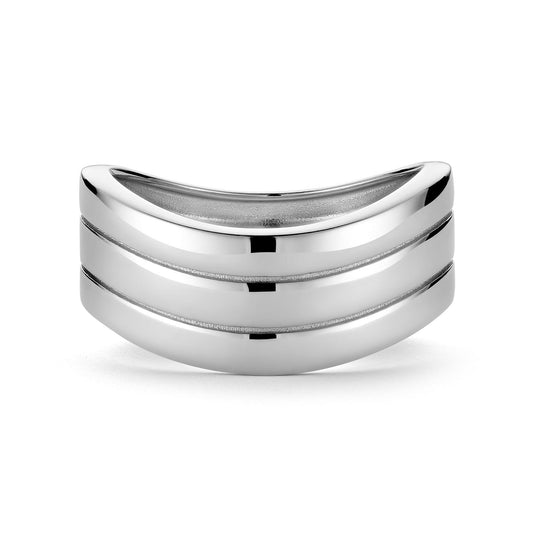 Curved Wave Ring - SEVDALIE